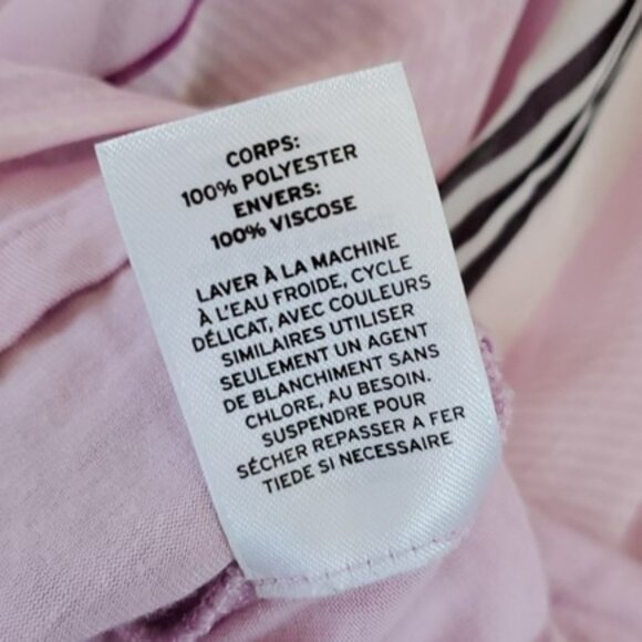 Halogen Women's Sleeveless Blouse Size Small Pink Black Striped Dress Tank Top - Picture 13 of 14